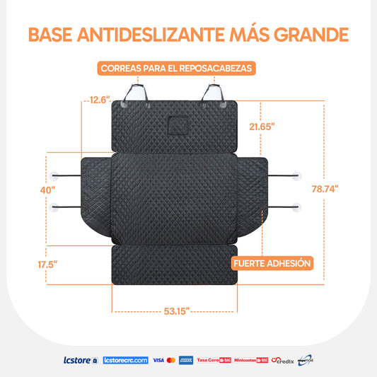 Funda Impermeable para Mascotas y Carga – Protector de Asientos y Parachoques para SUV