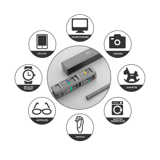 Kit de destornilladores de presición 45 en 1
