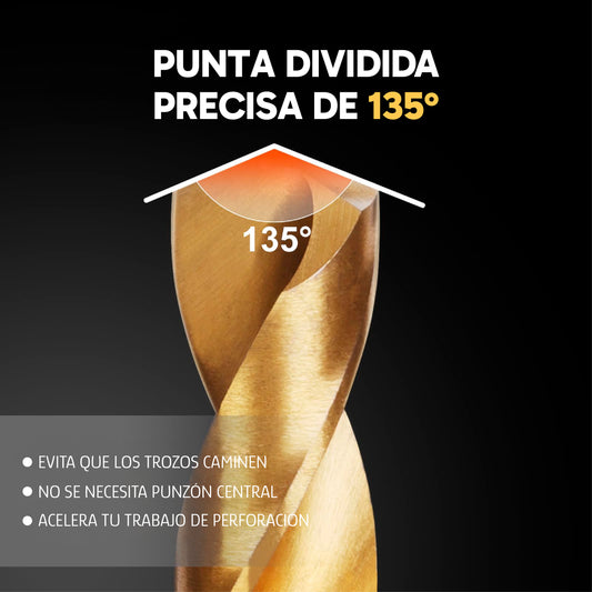 Juego de 230 Brocas para Madera, Metal y Plástico