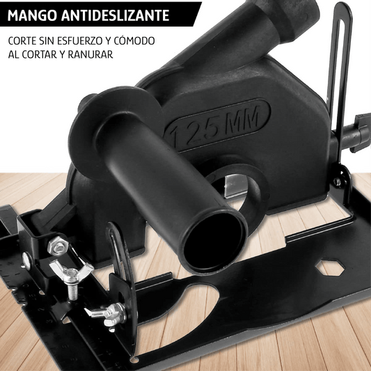 Soporte 2 en 1 para esmeriladora angular de 4 pulgadas cortes 45