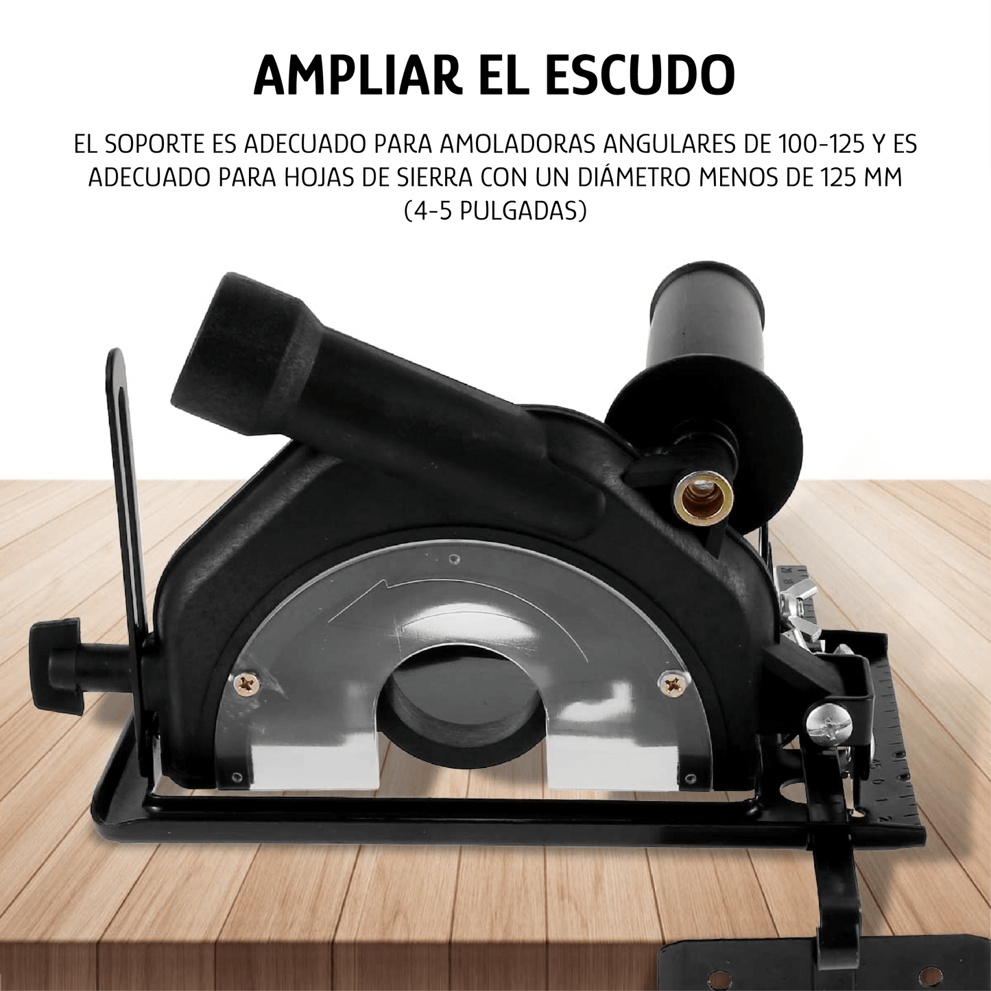 Soporte 2 en 1 para esmeriladora angular de 4 pulgadas cortes 45
