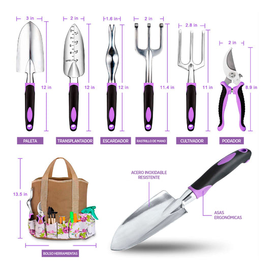 Kit de jardinería de 83 piezas