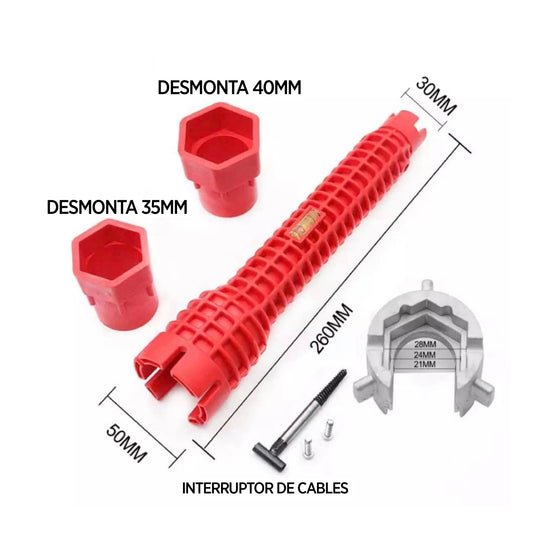Llave de fregadero 8 en 1