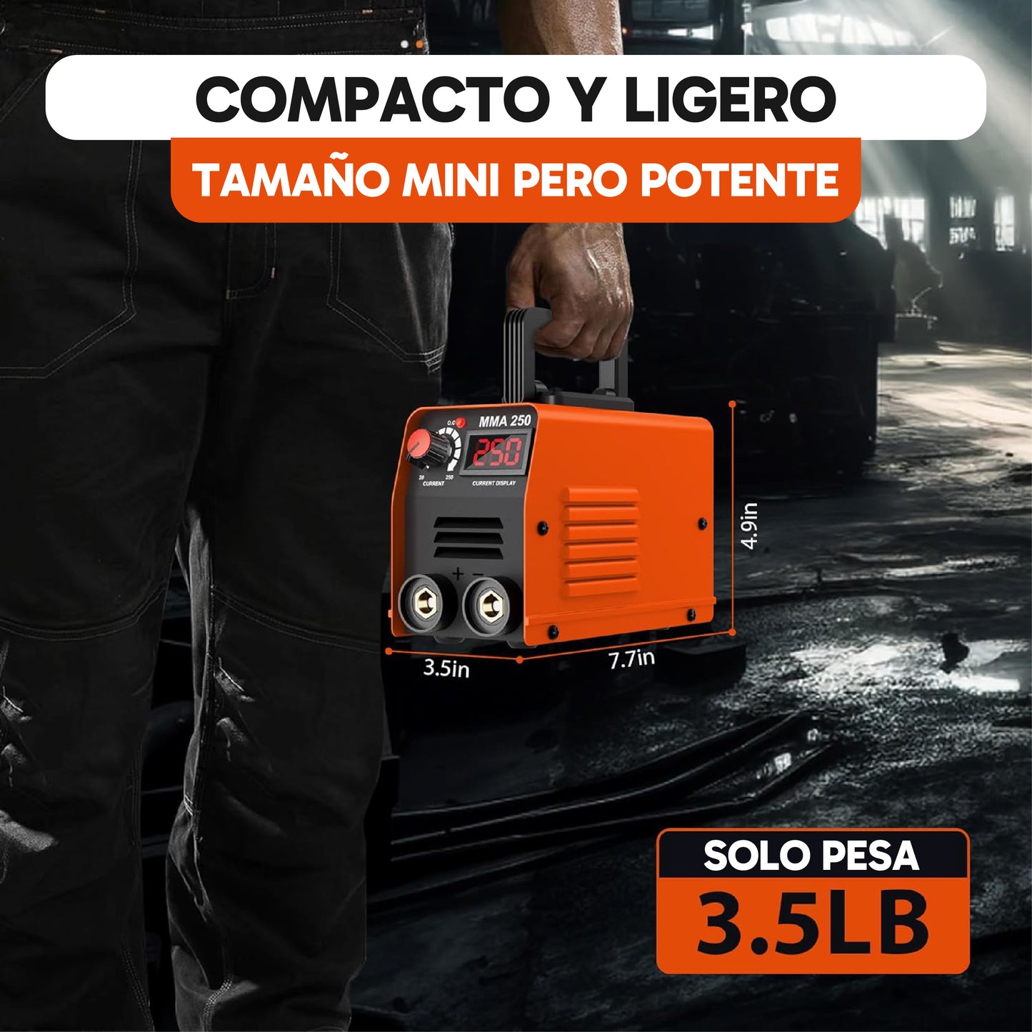 Máquina de Soldar 250A 110V - Inversor de varillas