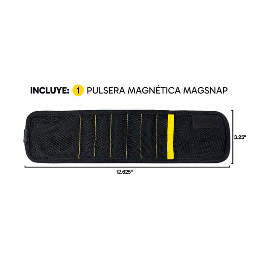 Pack de 2 Pulseras Magnéticas para Herramientas