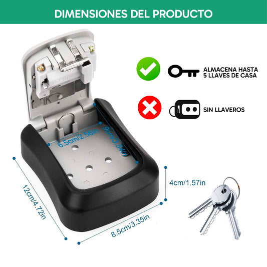 Caja Fuerte para Llaves – Resistente e Impermeable con Combinación