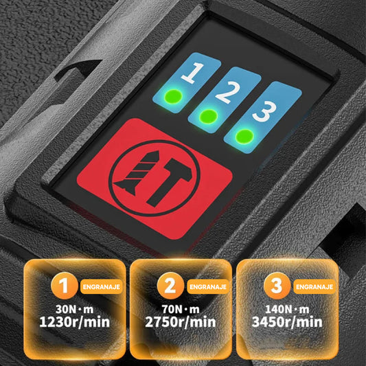 Combo de Taladro + Destornillador Inalámbrico NANWEI