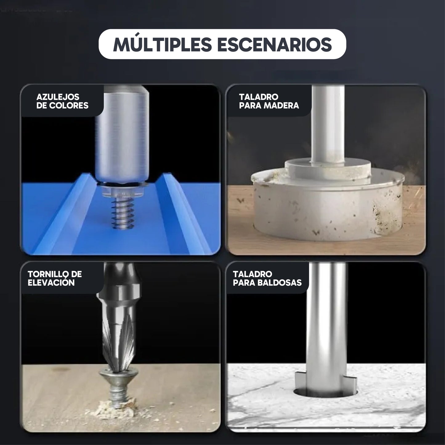 Combo de Taladro + Destornillador Inalámbrico NANWEI