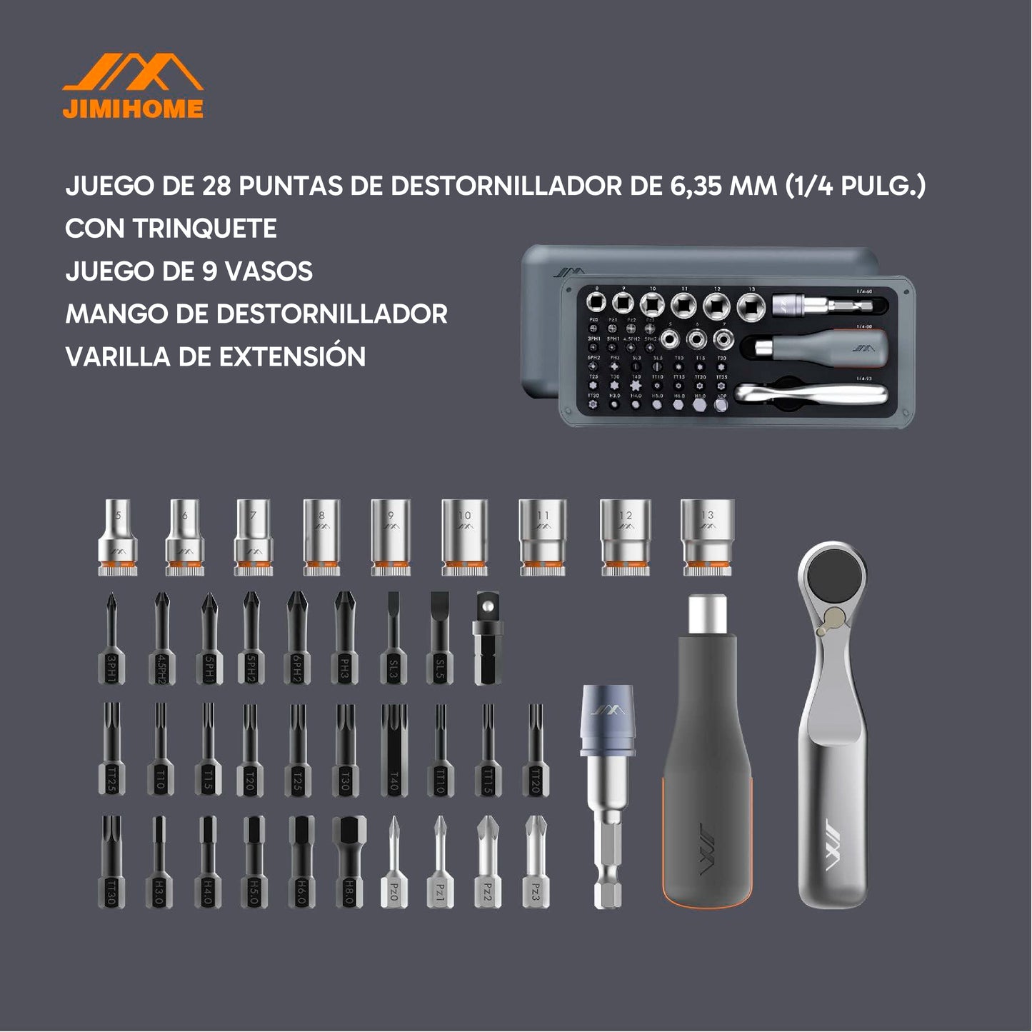 Juego de Destornilladores 41 en 1 JIMIHOME