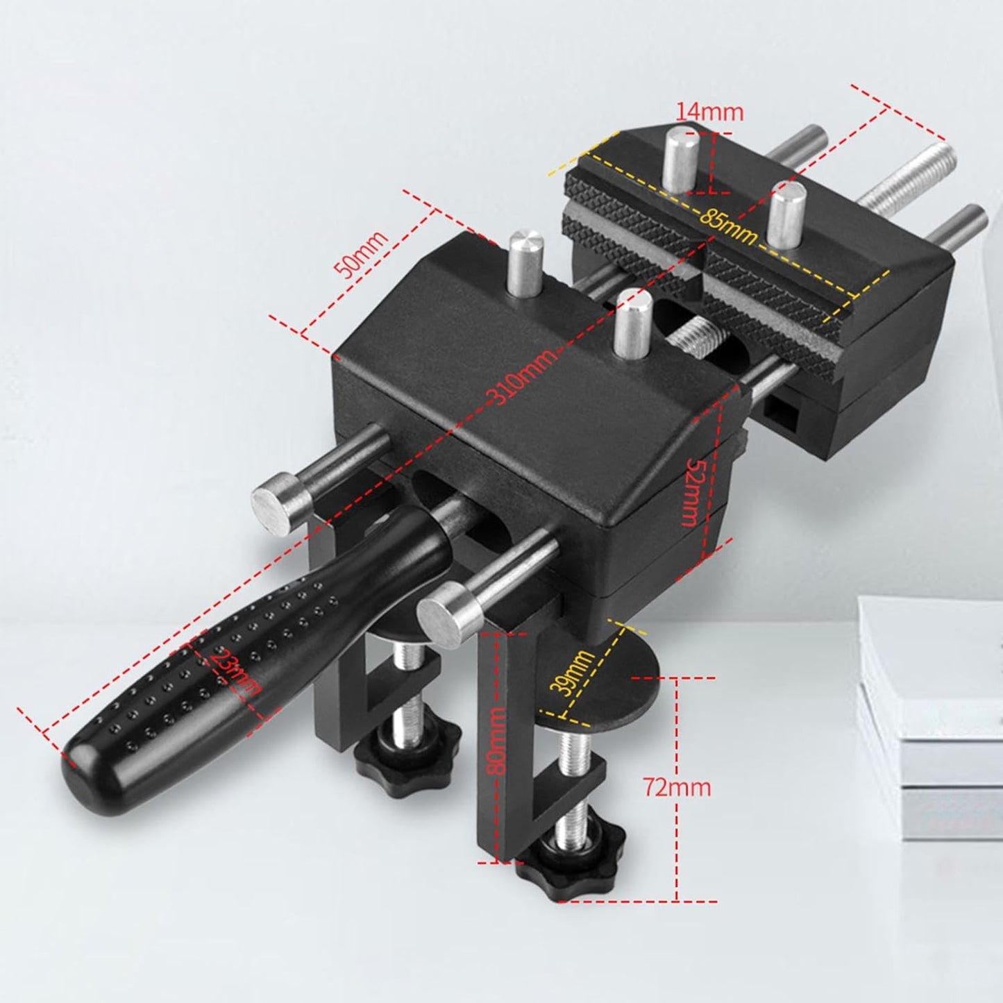 Prensa de Banco Frontal para Carpintería – Tornillo de Banco Multifuncional de 310mm