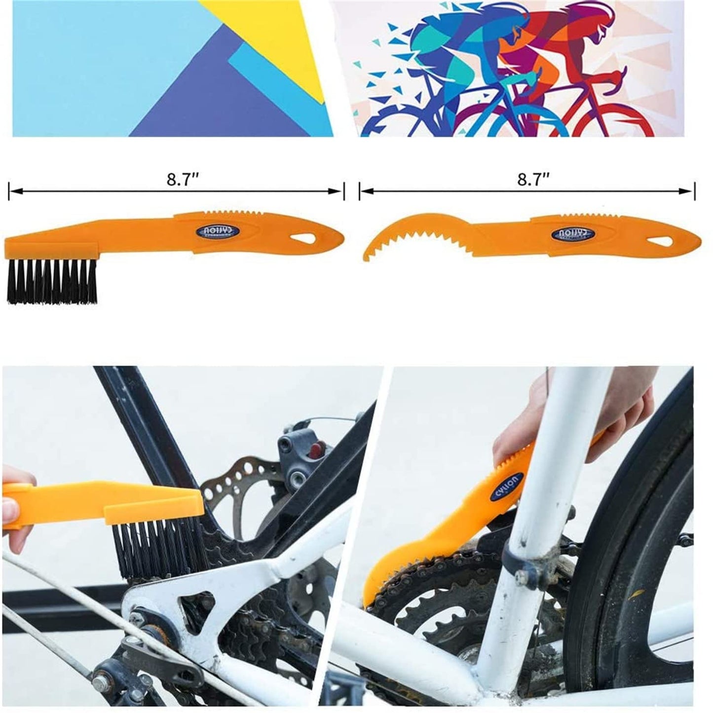 Kit de Limpieza de Bicicletas y motos (9 Piezas)