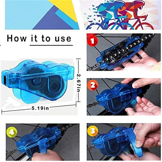 Kit de Limpieza de Bicicletas y motos, cadenas (9 Piezas)