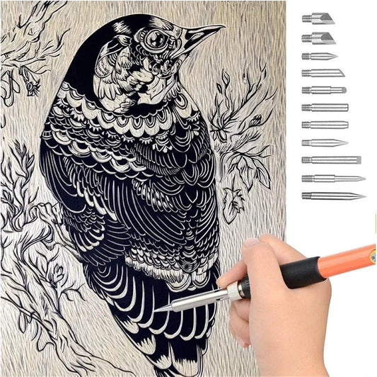 Kit de Pirograbado Profesional de 37 Piezas – Herramienta para Madera y Cuero