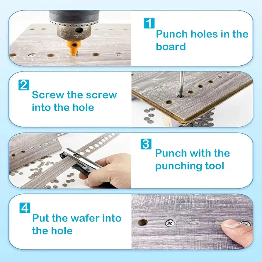 Broca Avellanador con Perforadora Manual – Precisión en Madera y Metal