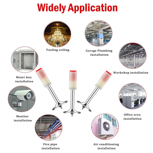 100 Clavos Explosivos Redondos de 4cm para Pistola de Hormigón 🔩