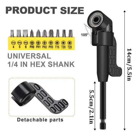 Kit 17 Extensiones de Broca Flexible – Llega a Lugares Difíciles 🔧
