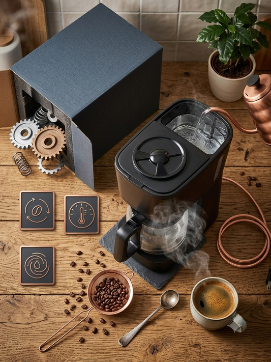 Cafetera Eléctrica de Goteo SHAQRA® 650W 15 Tazas (Modelo CA-705)