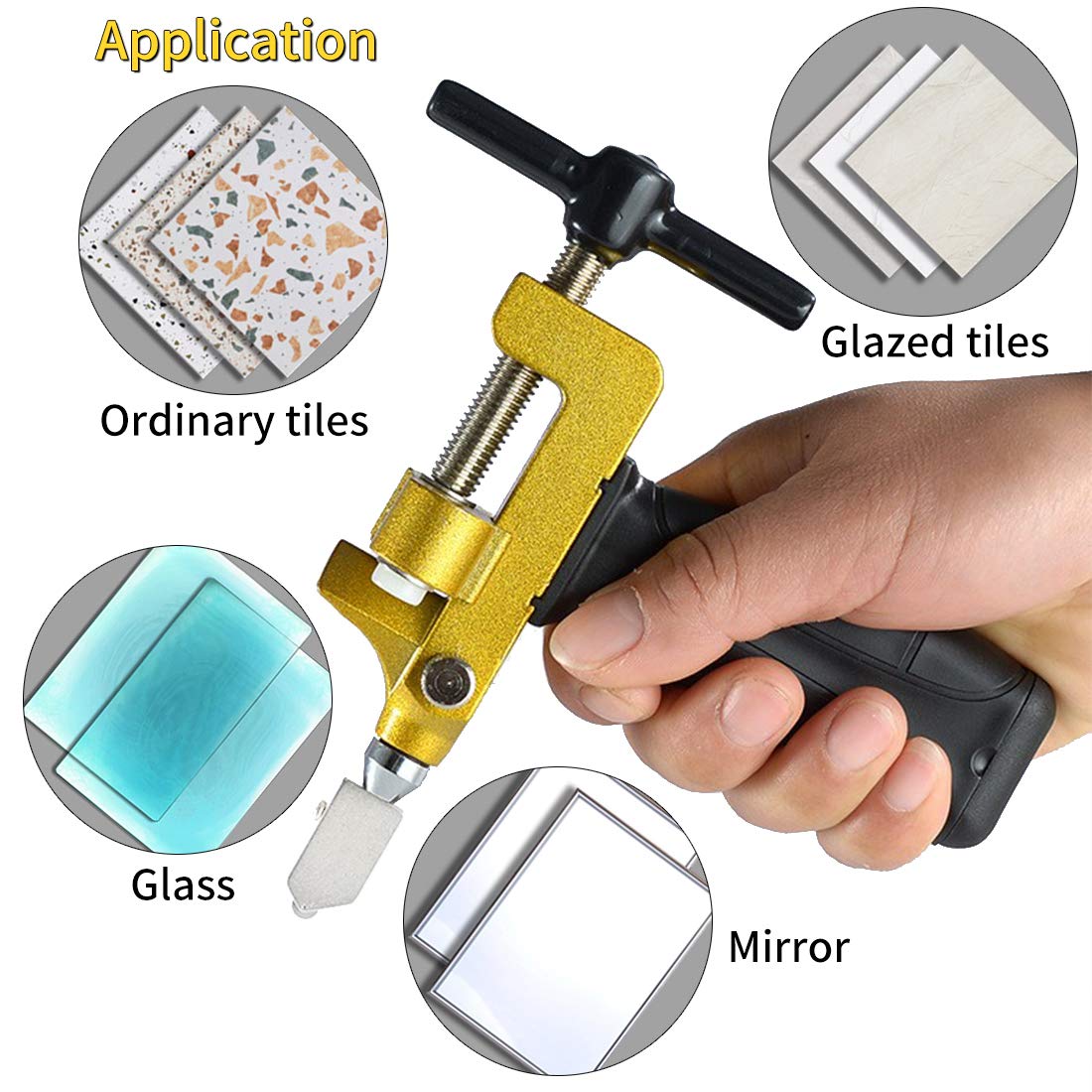 Kit de Herramientas 2 en 1 para Cortar Vidrio, Azulejos, Cerámica – Cortador y Alicates