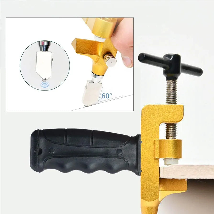 Kit de Herramientas 2 en 1 para Cortar Vidrio, Azulejos, Cerámica – Cortador y Alicates