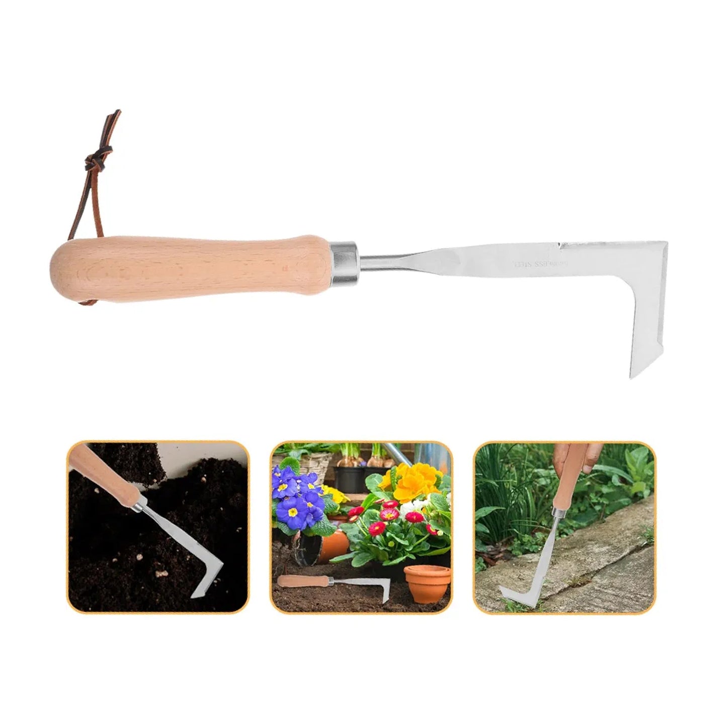 Herramienta de Deshierbe Manual para Jardinería