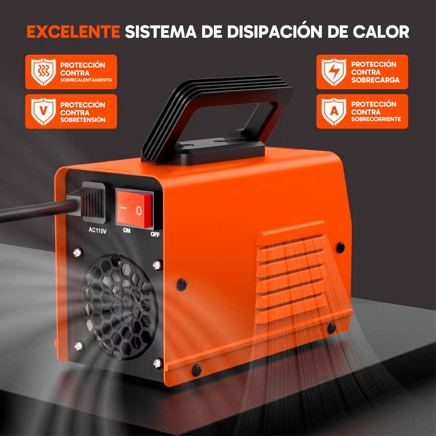 Máquina de Soldar 250A 110V - Inversor de varillas