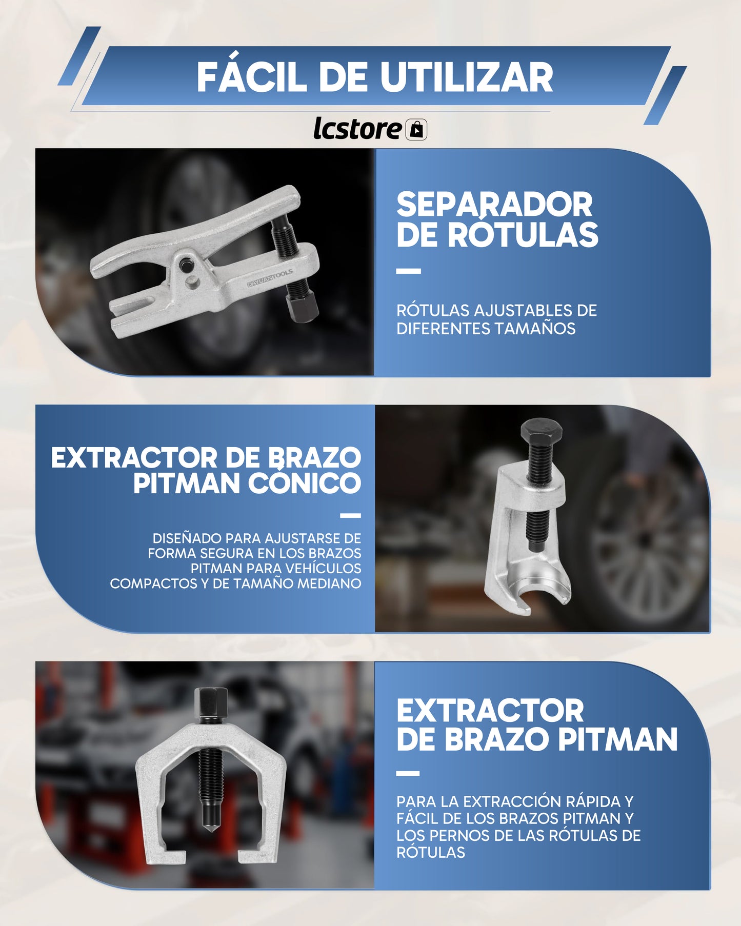 Juego de Extractores y Separadores Profesionales – Kit de Alta Resistencia