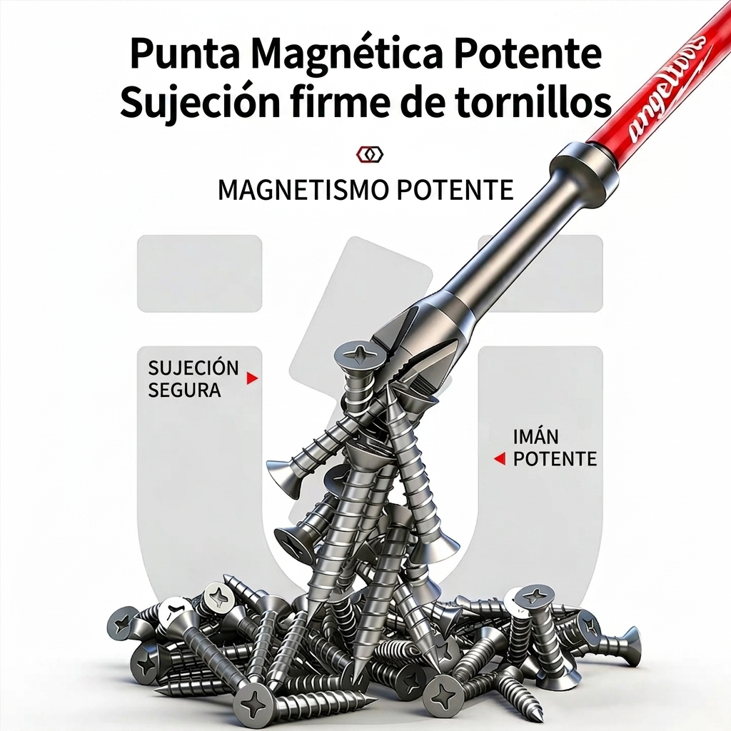 Juego de puntas y cabezas de impacto de 41 piezas con estuche de transporte
