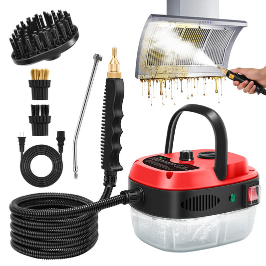 Limpiador de Vapor 2500W - 1.2 Litros con accesorios