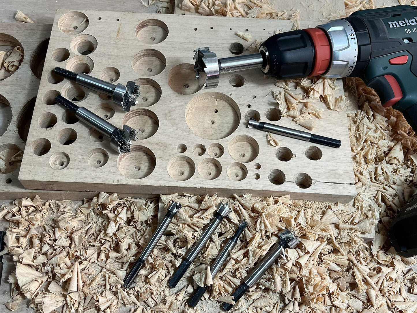 Juego de Brocas Forstner para Madera (8 Piezas)