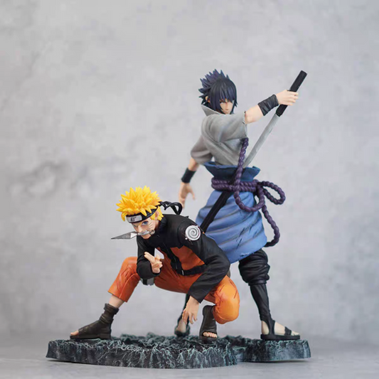 Set de Figuras Coleccionables Naruto Uzumaki y Sasuke Uchiha (Naruto Shippuden)