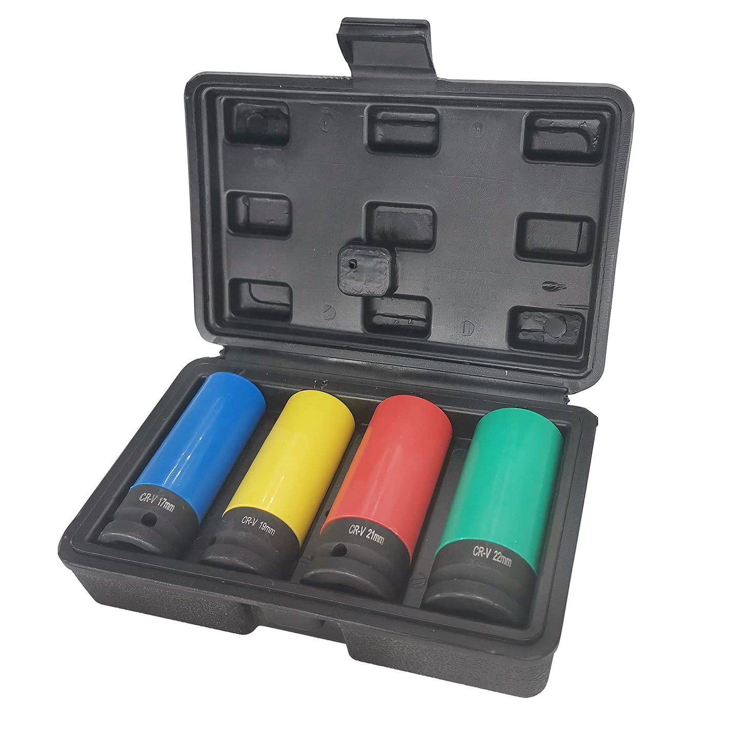 Juego de 4 Cubos de Impacto con Protección para Aros de Lujo (Manga Teclada)