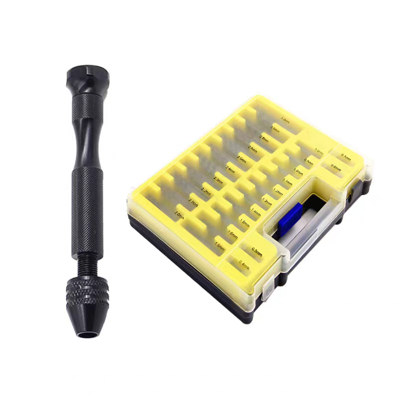 Mega Kit de Mini Taladro Manual de Precisión + 150 Brocas