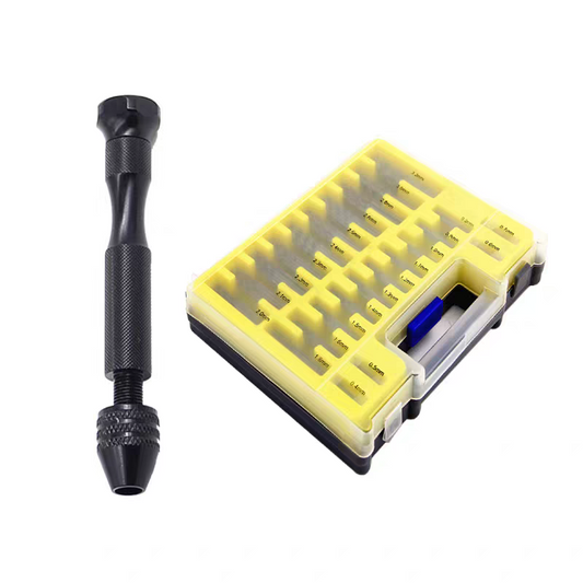 Mega Kit de Mini Taladro Manual de Precisión + 150 Brocas