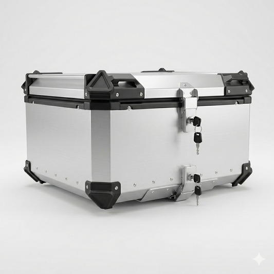 Cajón de Aluminio Premium para Motocicleta (100 Litros)