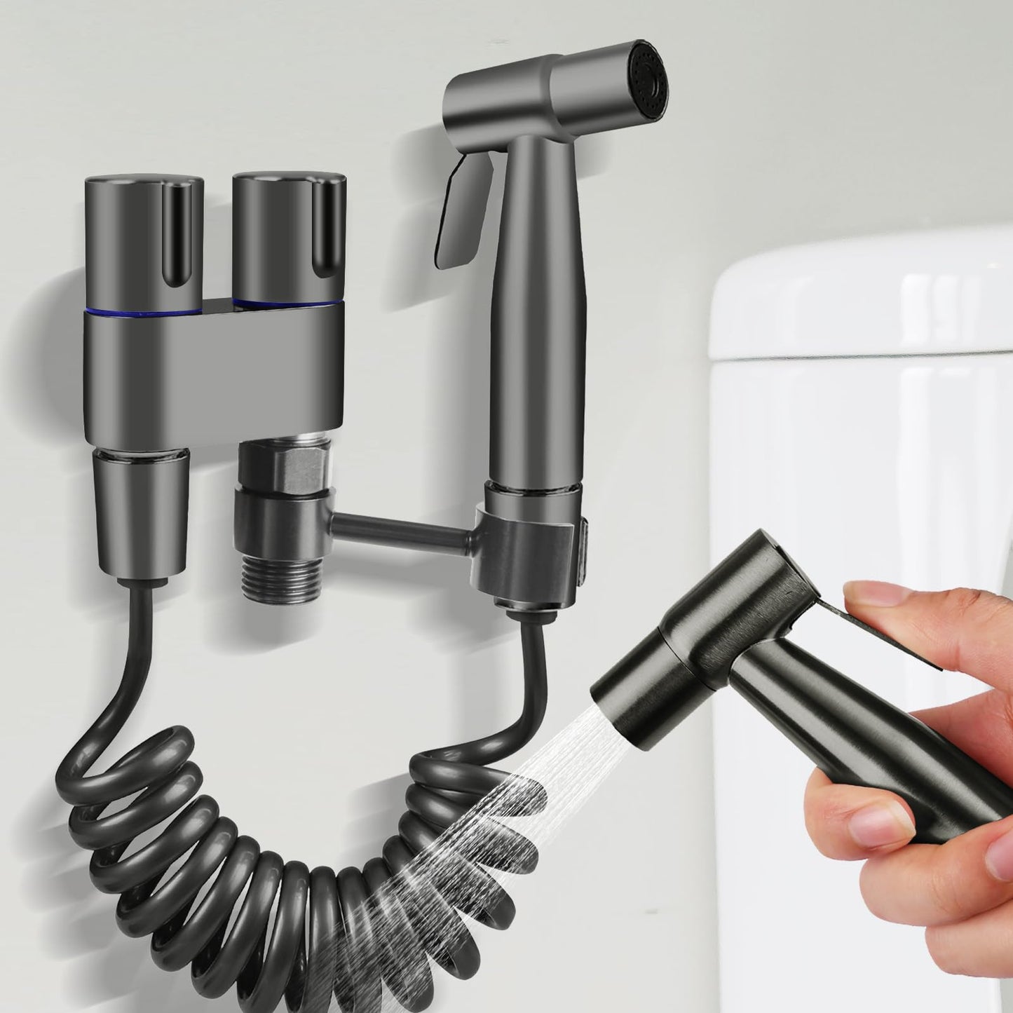 Rociador de Bidé de Mano para Inodoro - Acero Inoxidable 304