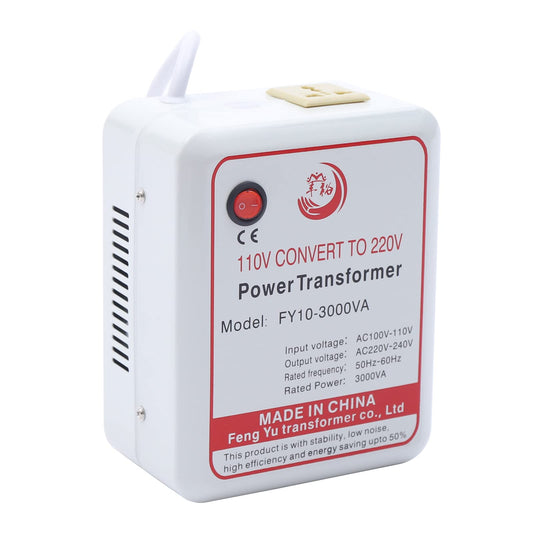 Convertidor / Transformador de Voltaje 3000W — 110V a 220V