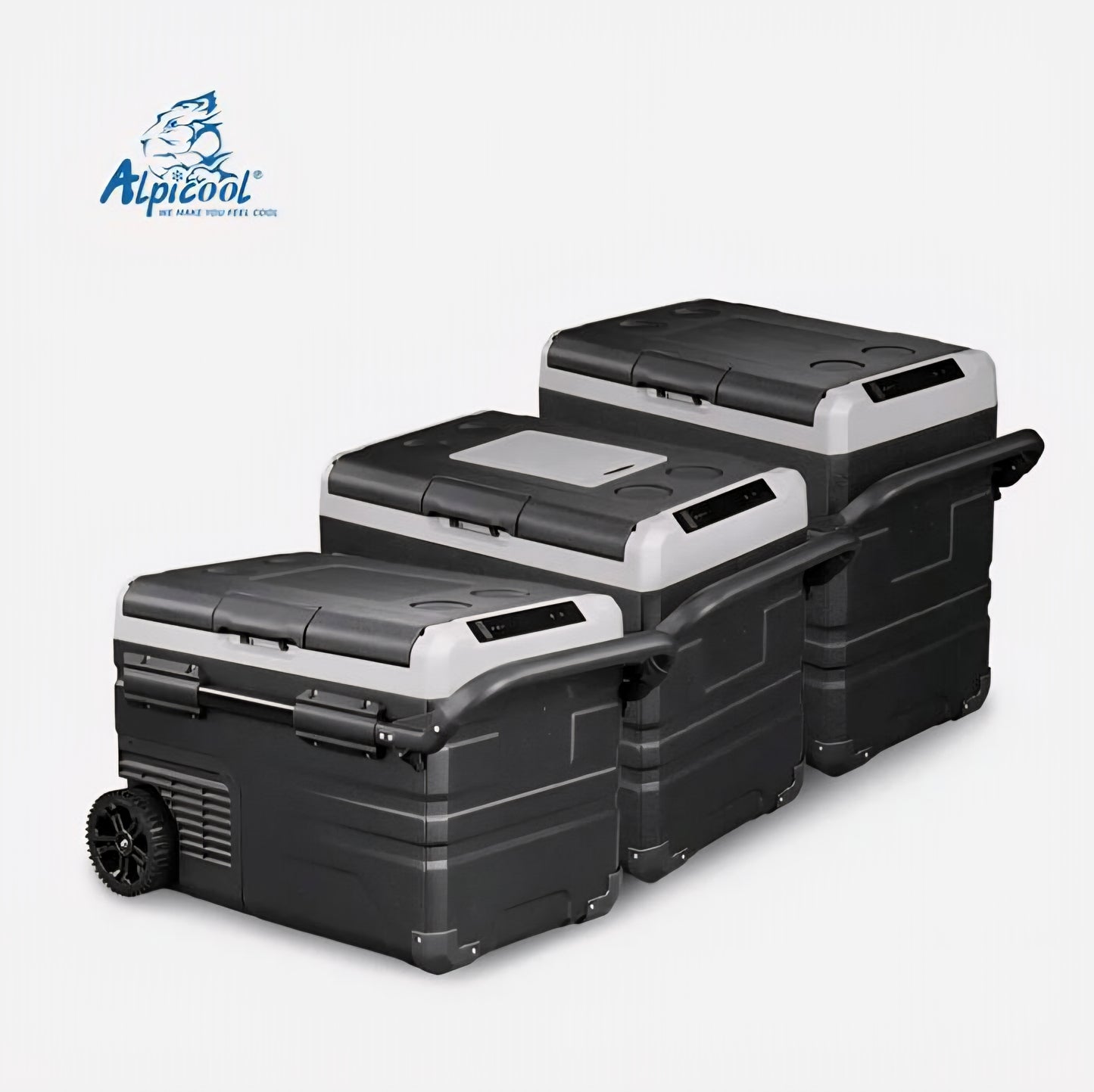 Refrigerador Portátil Alpicool TWW35 / TWW45 / TWW55 Doble Zona con Ruedas