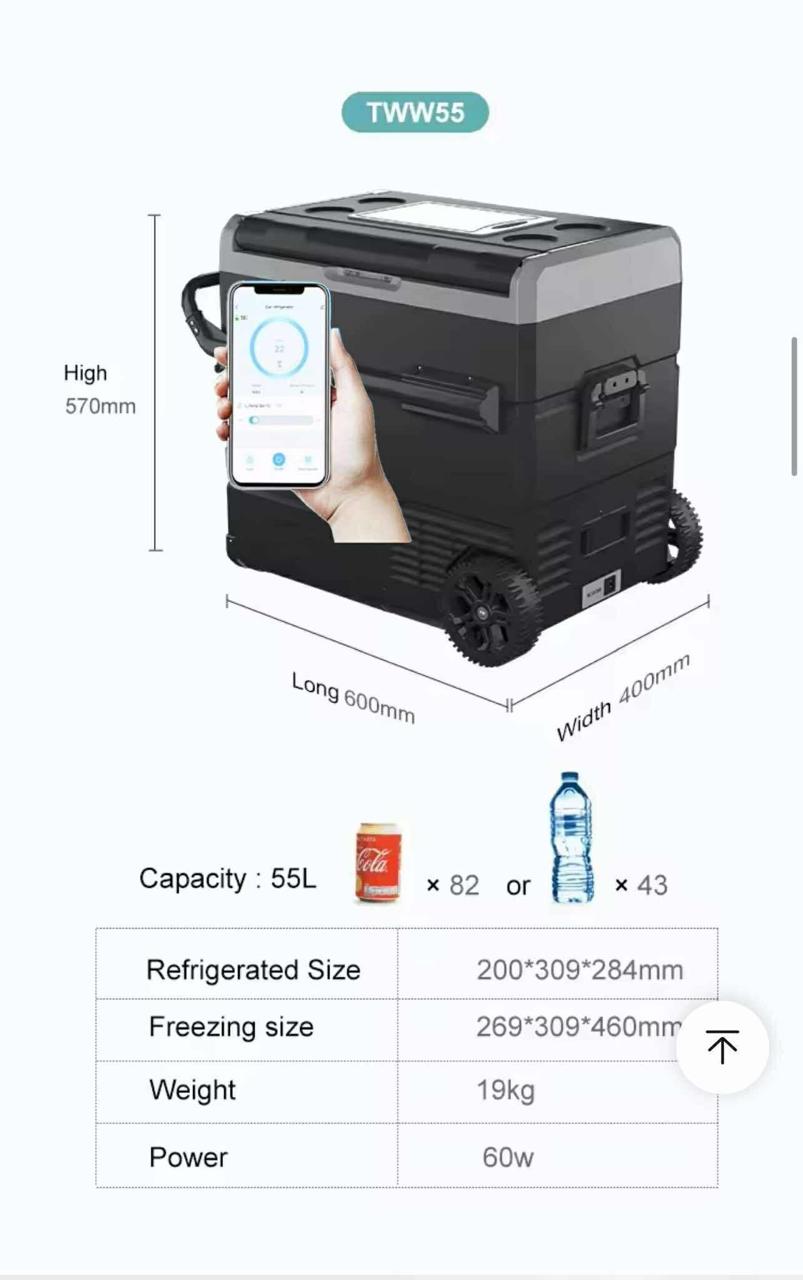 Refrigerador Portátil Alpicool TWW35 / TWW45 / TWW55 Doble Zona con Ruedas