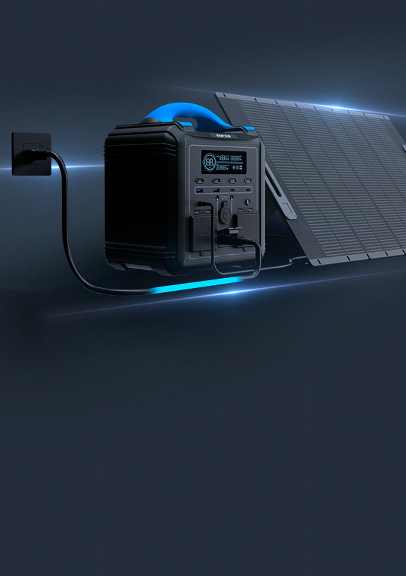 Generador Eléctrico Portátil Forza Titan FPP-T700 – 700W | Estación de Energía con Batería LMFP