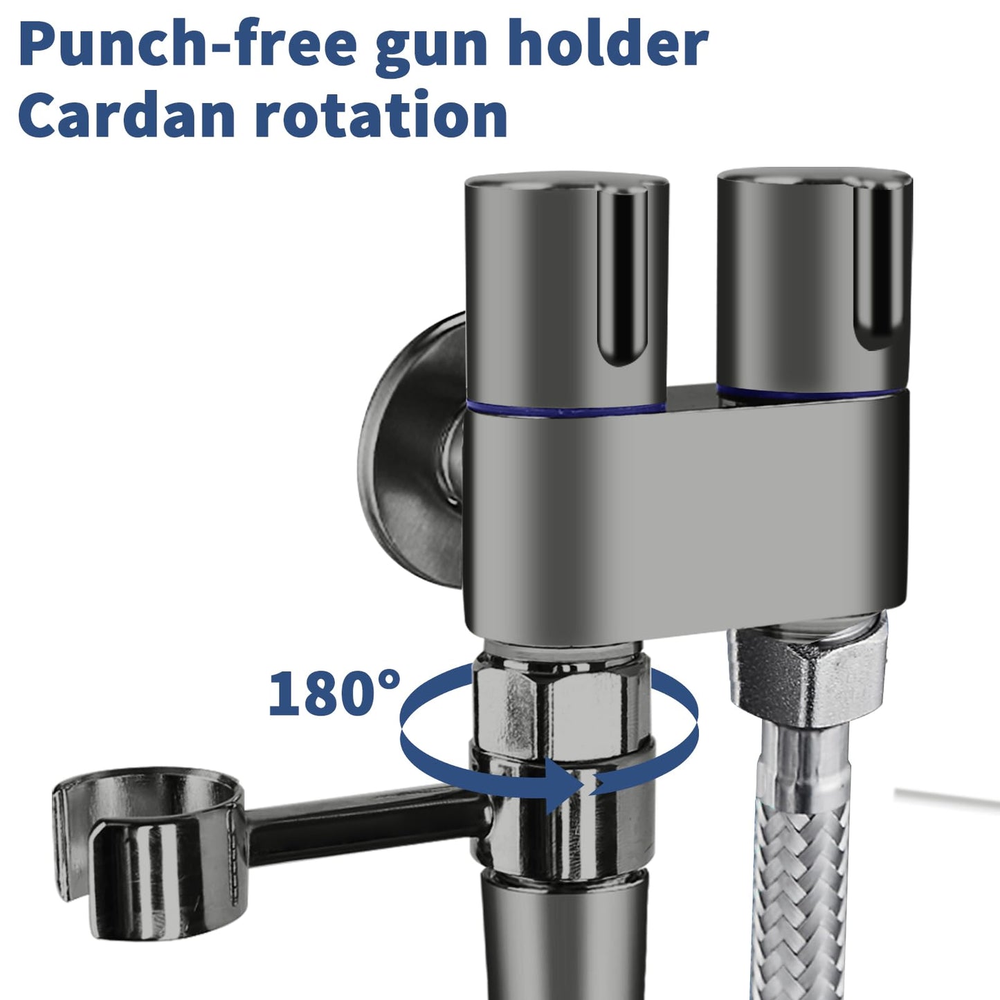 Rociador de Bidé de Mano para Inodoro - Acero Inoxidable 304
