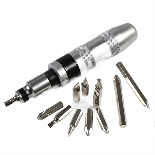 Juego de destornilladores de impacto reversibles manuales de 1/2"