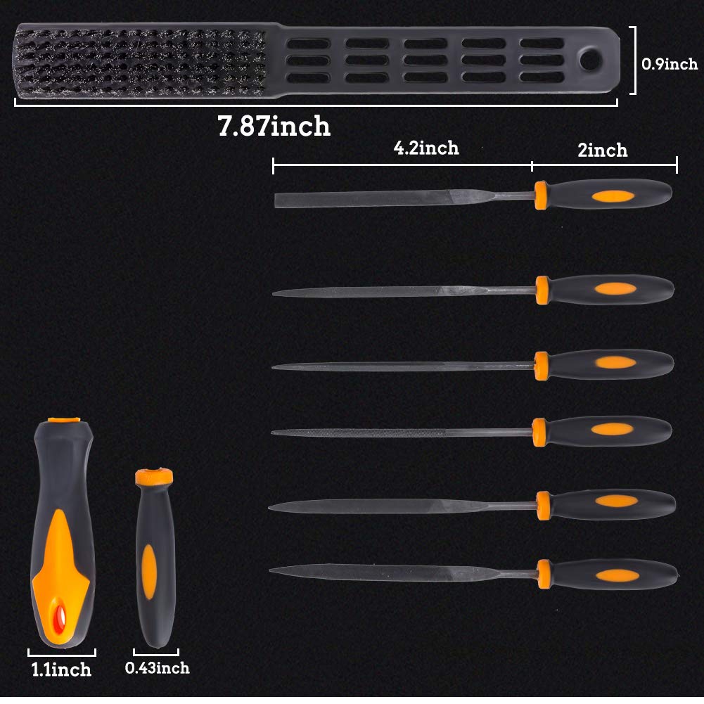 Kit de Limas para Metal y Madera – 17 Piezas