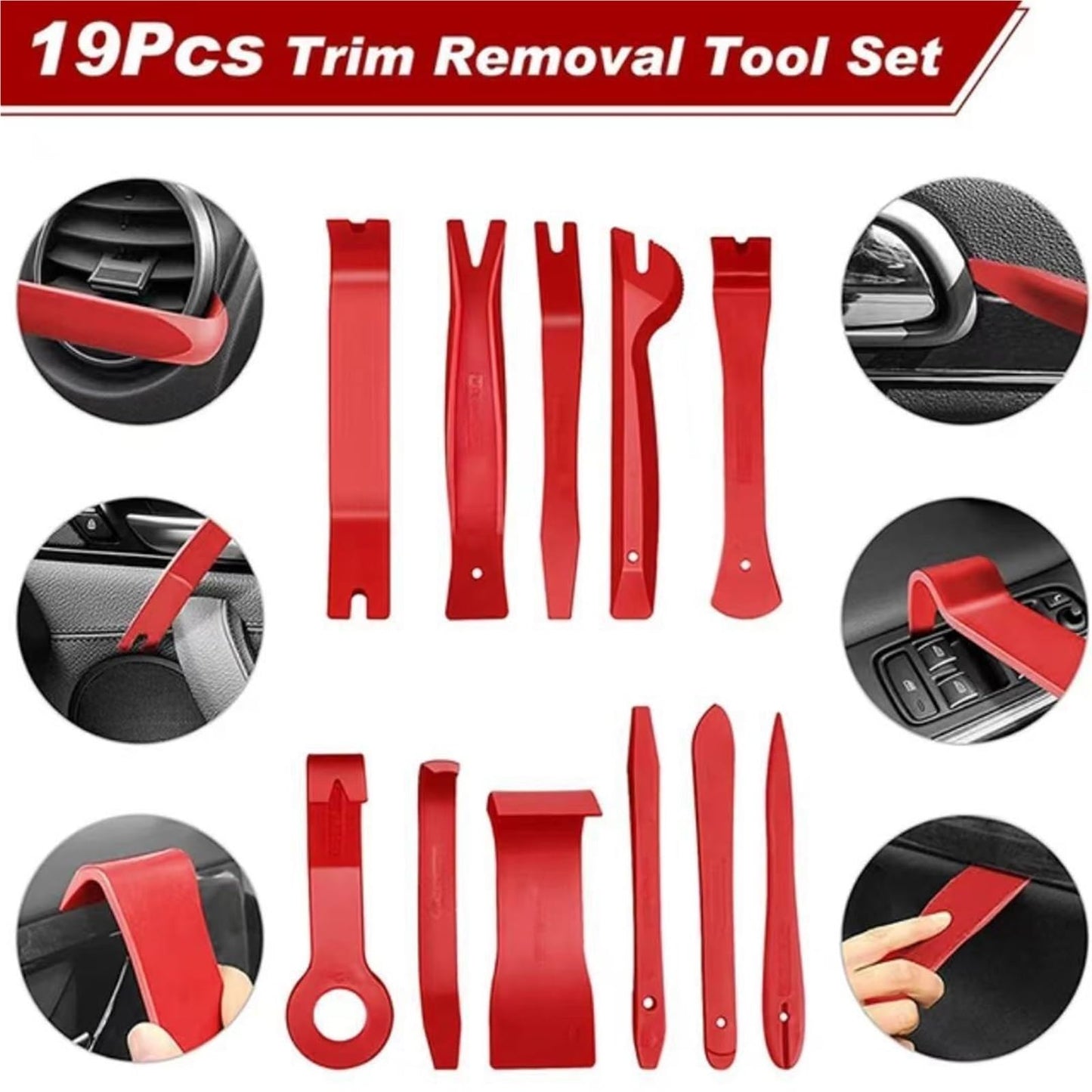 🚗 Kit Profesional de Tapicería y Clips para Vehículos (40 Piezas)
