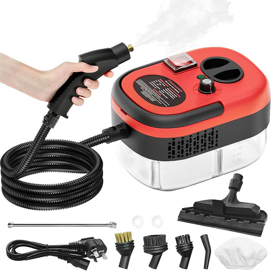 Limpiador de Vapor 2500W - 1.2 Litros con accesorios