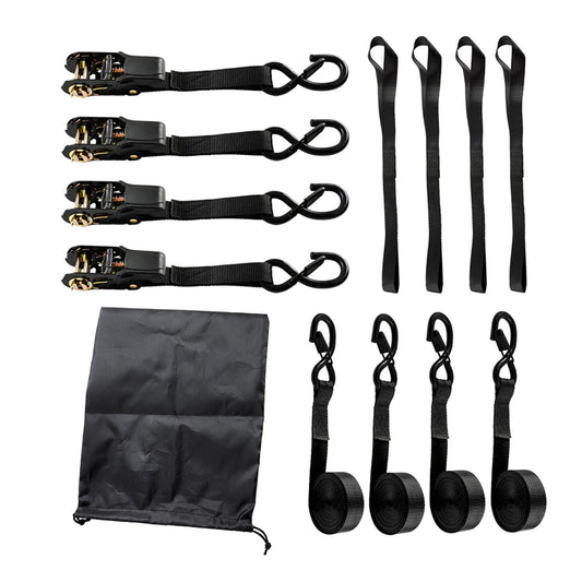 Kit de Correas de Ratchet para Carga (Kit de Amortiguación y Sujeción)