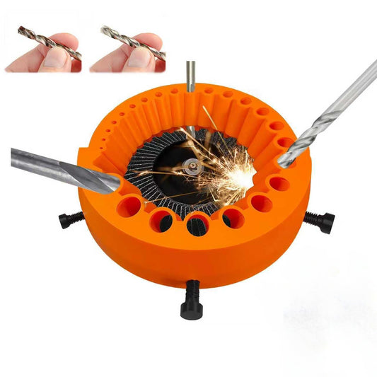 Afilador de Brocas Manual – Compatible con Amoladora Angular