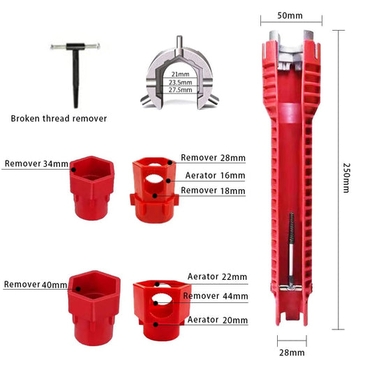 Llave de fregadero 8 en 1