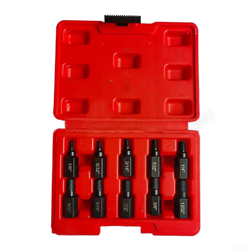 Juego de Extractor de Tornillos 10 Piezas – Alta Eficiencia