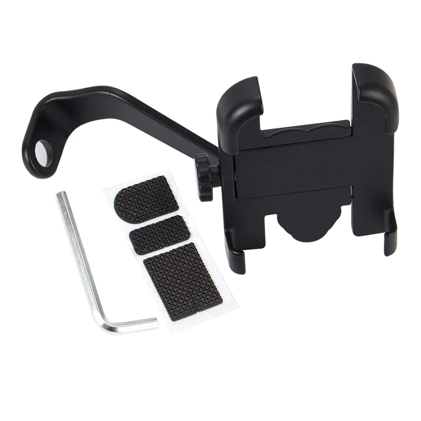 Soporte Metálico para Celular en Espejo Retrovisor de Motocicleta y Scooter