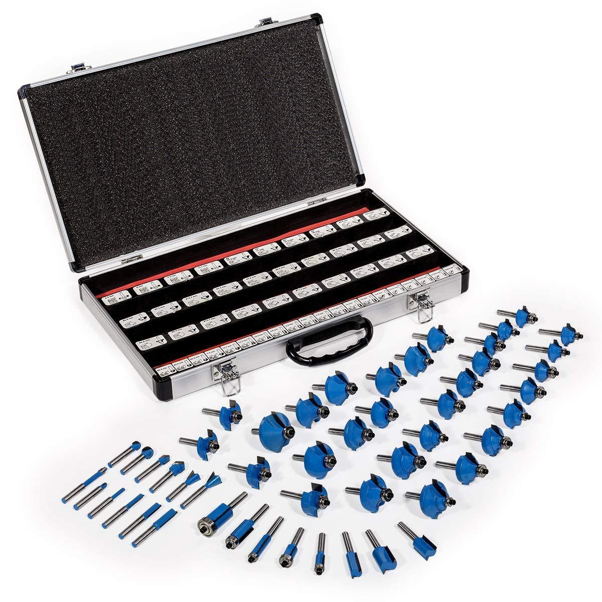 Fresas Planas Router Kit de 35 Fresas Router de 1/4 – LC Store